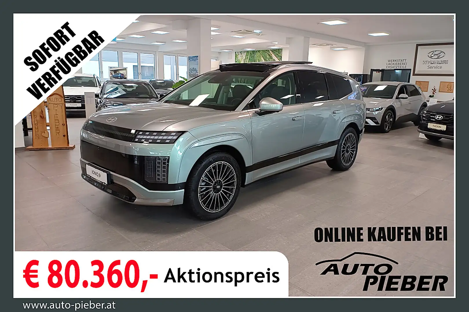 Hyundai IONIQ 9 110kWh 4WD 7Stz. Calligraphy *Matrix*Wärmepumpe... Grau - 1