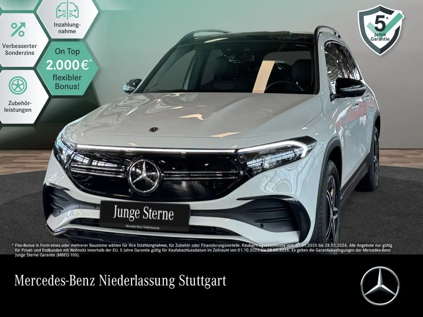 Mercedes-Benz EQB 250 AMG+NIGHT+PLUS-PAKET+PANO+360+HUD+KEYLESS Weiß - 1