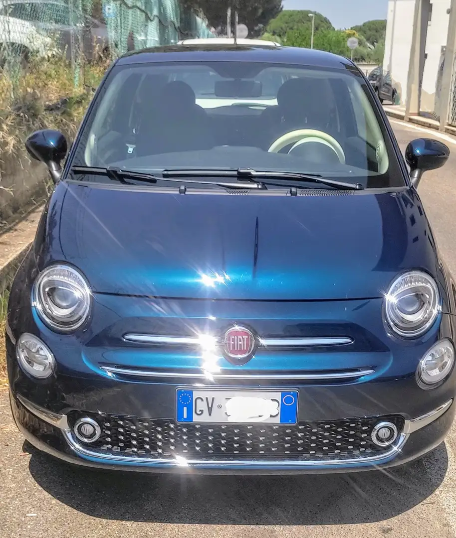 Fiat 500C 500C III 2015 1.0 hybrid Dolcevita 70cv Синій - 2