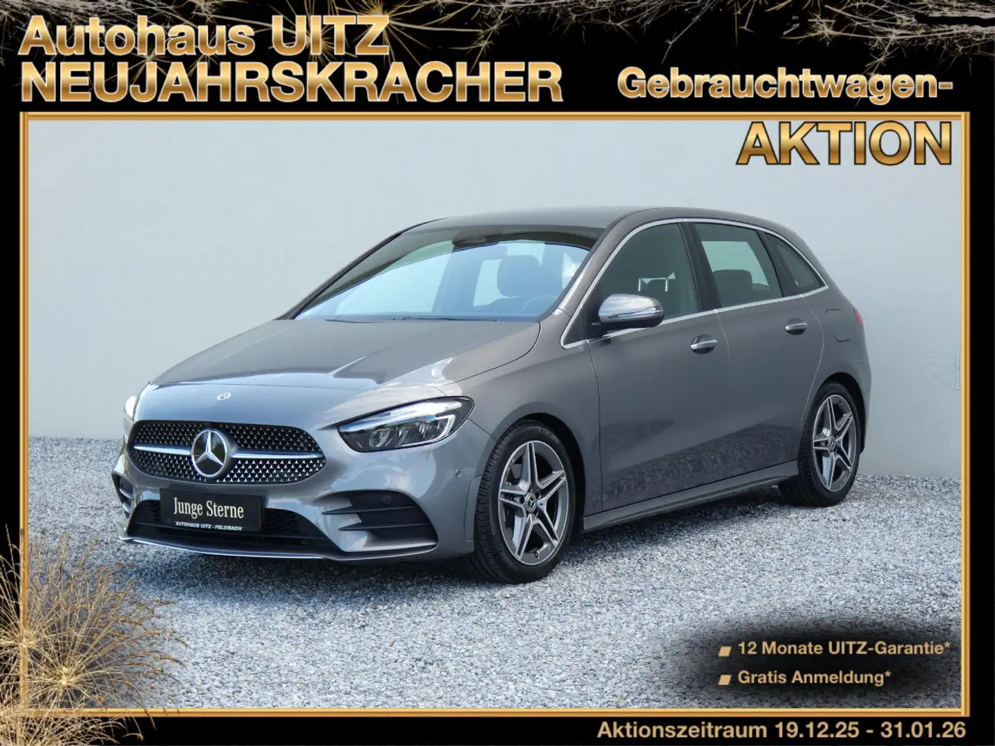 Mercedes-Benz B 180 AMG Line +LED+SHZ+RFK+AHK+KeyGo+ALU Gris - 1