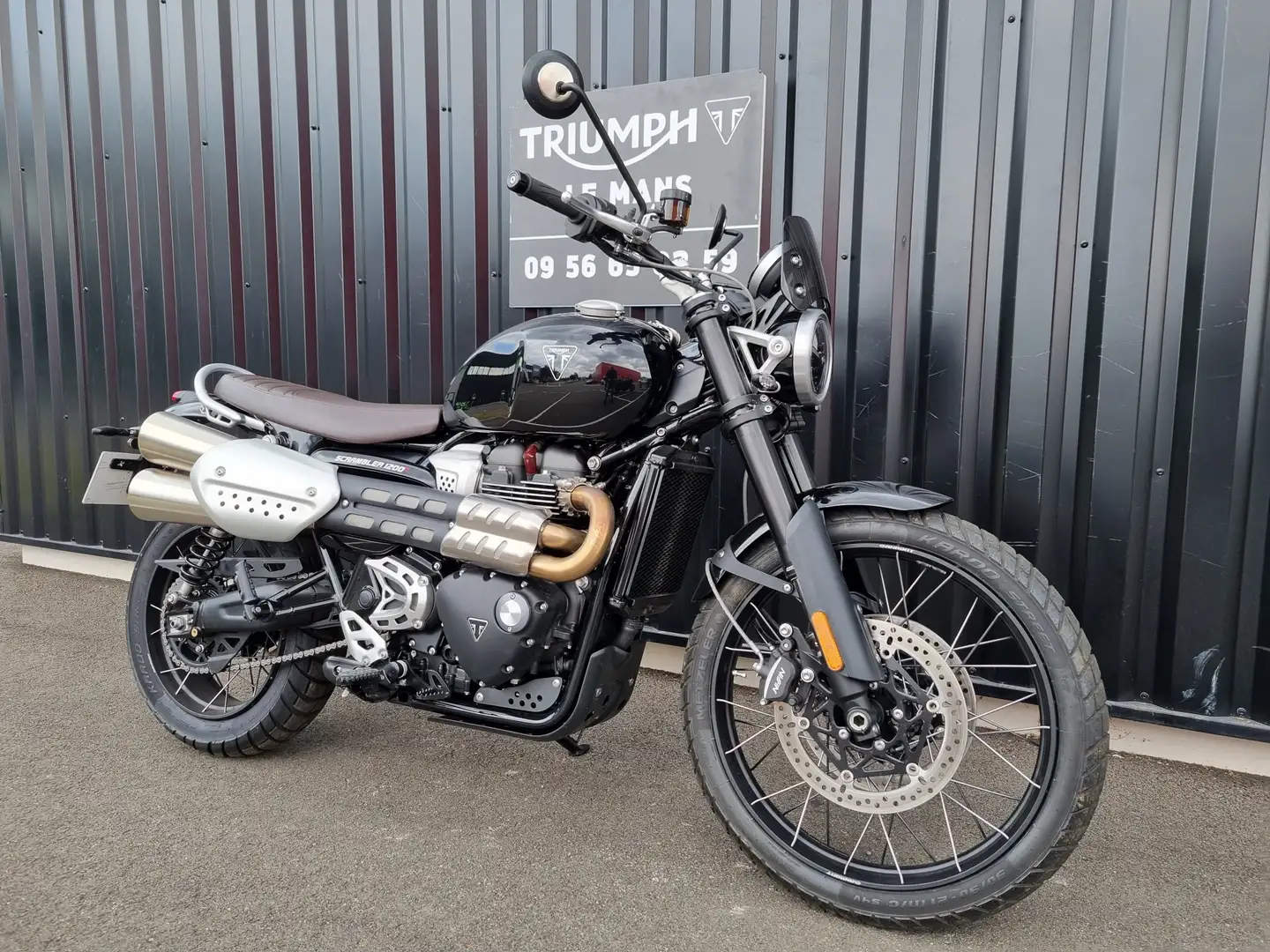 Triumph Scrambler Negru - 2