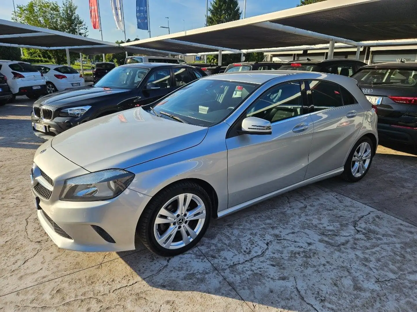Mercedes-Benz A 160 d Automatic Premium km 64000! Argento - 1