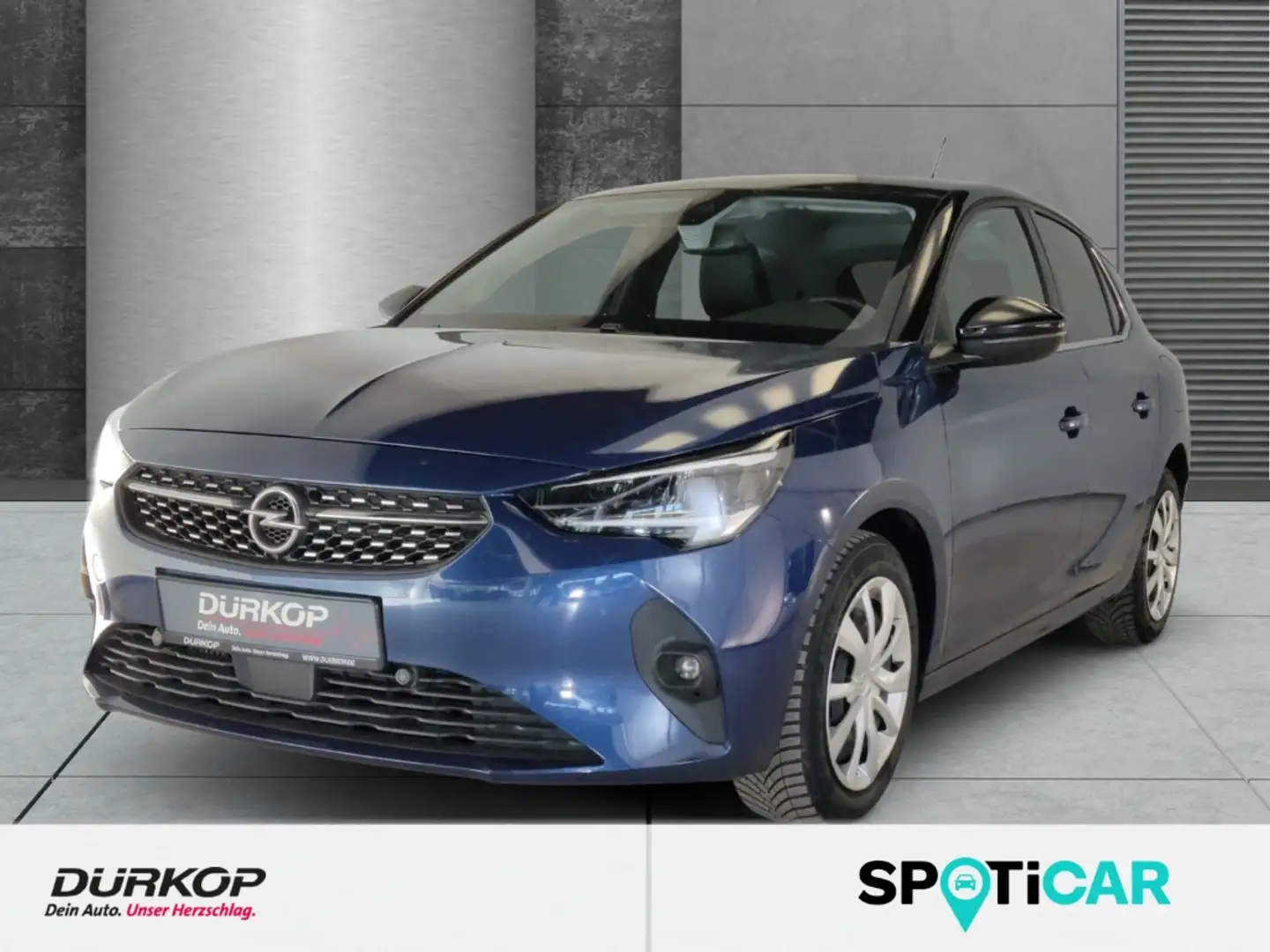 Opel Corsa 1.2T Elegance Navi Parklenkass. LenkradHZG SHZ Tot Blau - 1