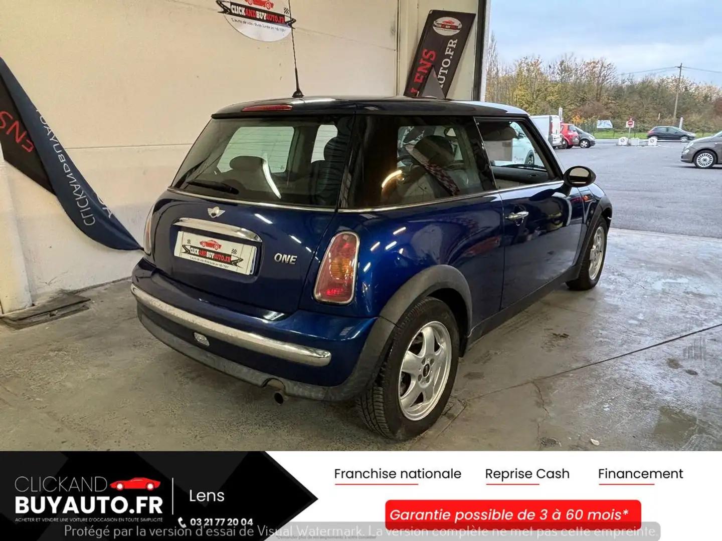 MINI Cooper one 1.6 90 CH //CLIM / JANTES ALU Azul - 2