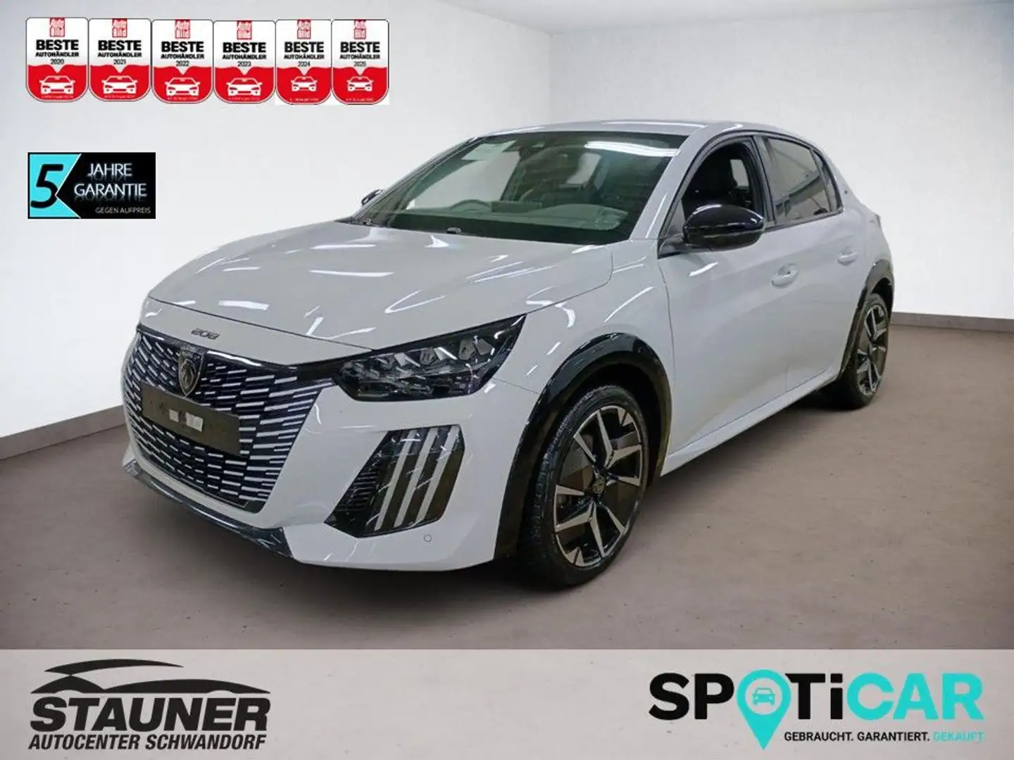 Peugeot 208 NEUER 208 GT HYBRID 110PS e-DSC6 Weiß - 1