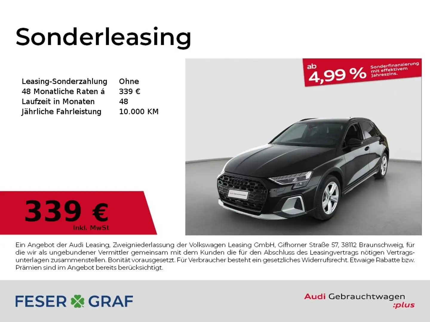 Audi A3 allstreet S line 35 TDI S tronic Vir. Cockpit/Kame Schwarz - 1