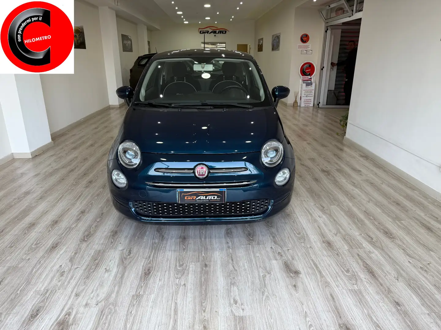 Fiat 500 1.2 Lounge Benzina & Gas Azul - 2