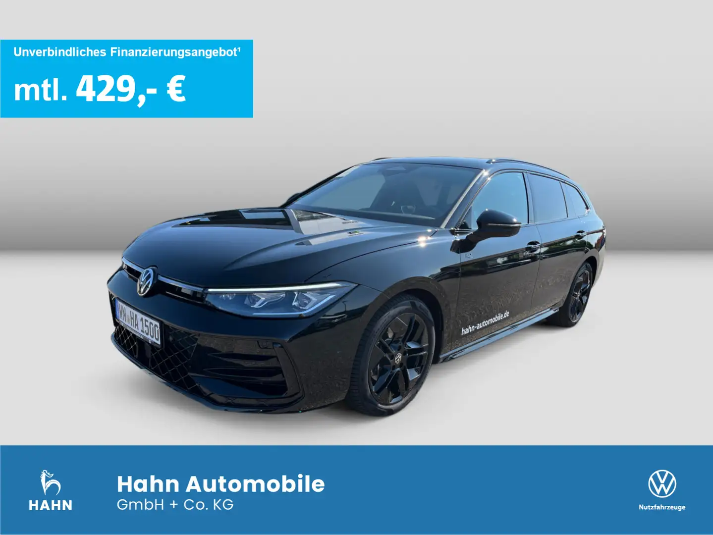 Volkswagen Passat R-Line "BLACK STYLE" AHK "IQ-DRIVE" Schwarz - 1