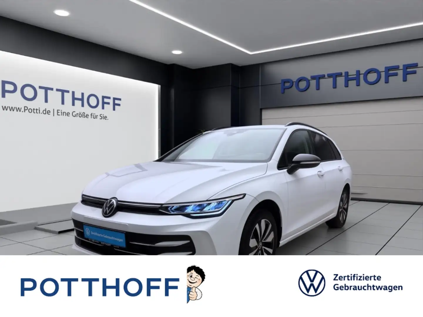 Volkswagen Golf Variant 1.5 eTSI DSG GOAL AHK NAVI KAMERA LED Weiß - 1