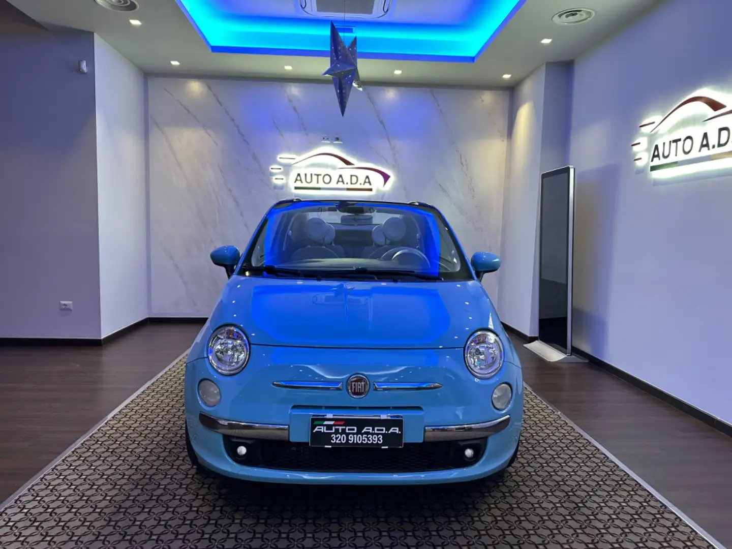 Fiat 500 C 0.9 TwinAir Turbo Lounge GPL Blu/Azzurro - 1