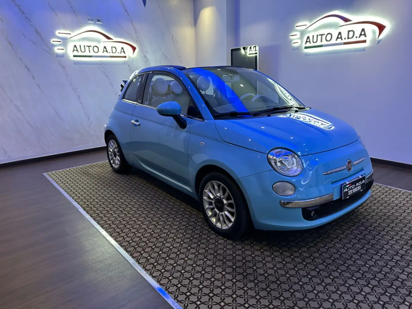 Fiat 500 C 0.9 TwinAir Turbo Lounge GPL Blu/Azzurro - 2