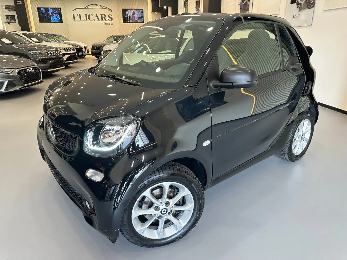 smart forTwo 90 0.9 T twinamic cabrio Passion Nero - 1