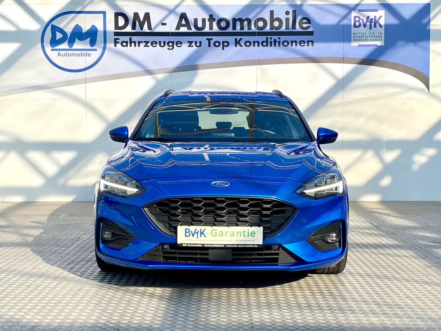 Ford Focus 2.0 TDCi ST-Line NAVI LED AHK Blauw - 2