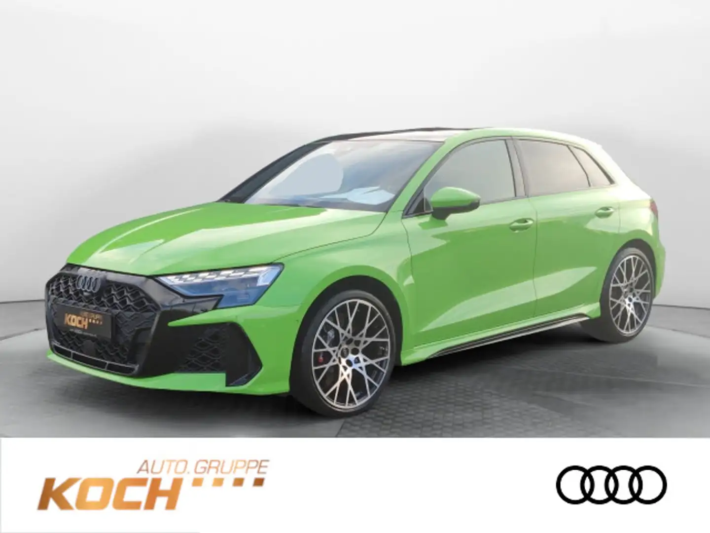 Audi RS3 Sportback q. MATRIX, HuD, RS AGA, PANO,SONOS 3D, Grün - 1