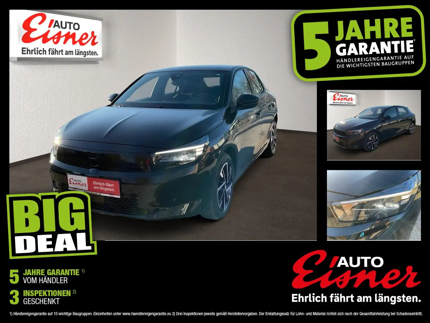 Opel Corsa 1.2 DJ TURBO GS AUT Schwarz - 1