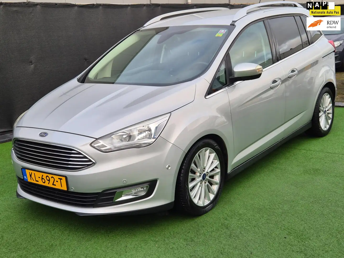Ford Grand C-Max 1.0 Titanium 7p. 1e eig NAP! Gris - 1