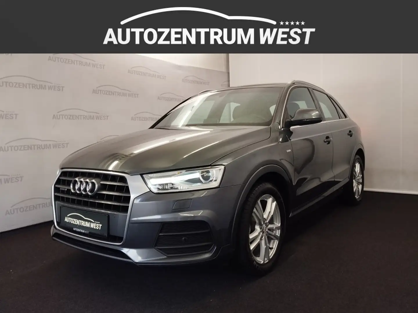 Audi Q3 2,0 TDI Sport quattro S-tronic...Navi/Xenon/S l... Gris - 1