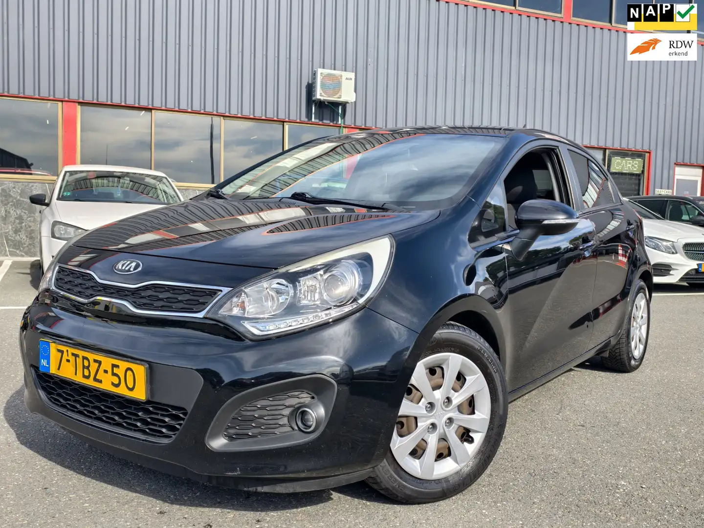 Kia Rio 1.2 CVVT Super Pack / NAP / AIRCO / SP VLG / Zwart - 1