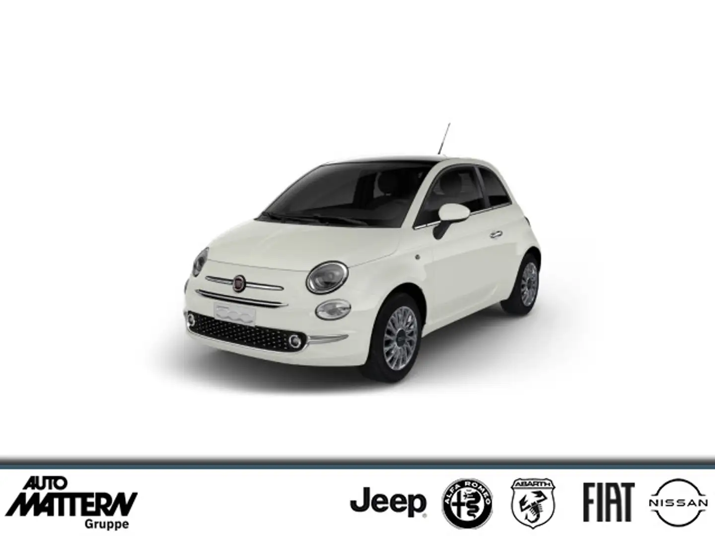 Fiat 500 Dolcevita 1.0 Hybrid 15" Klima CarPlay uvm. White - 1