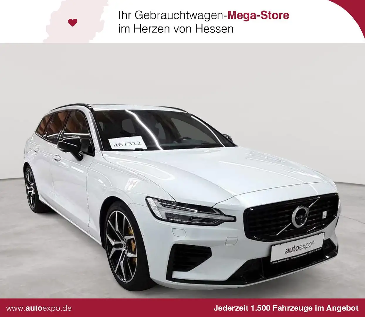 Volvo V60 V60 T8 AWD Polestar Engineered PANO AHK Weiß - 1