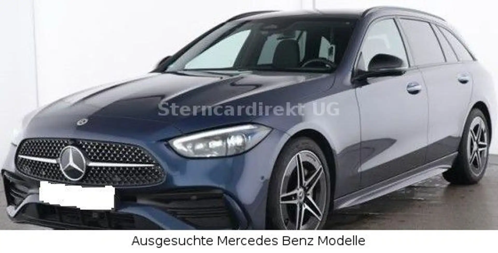 Mercedes-Benz C 300 4MATIC T AMG DISTRO MEMO PANO AHK Niebieski - 1