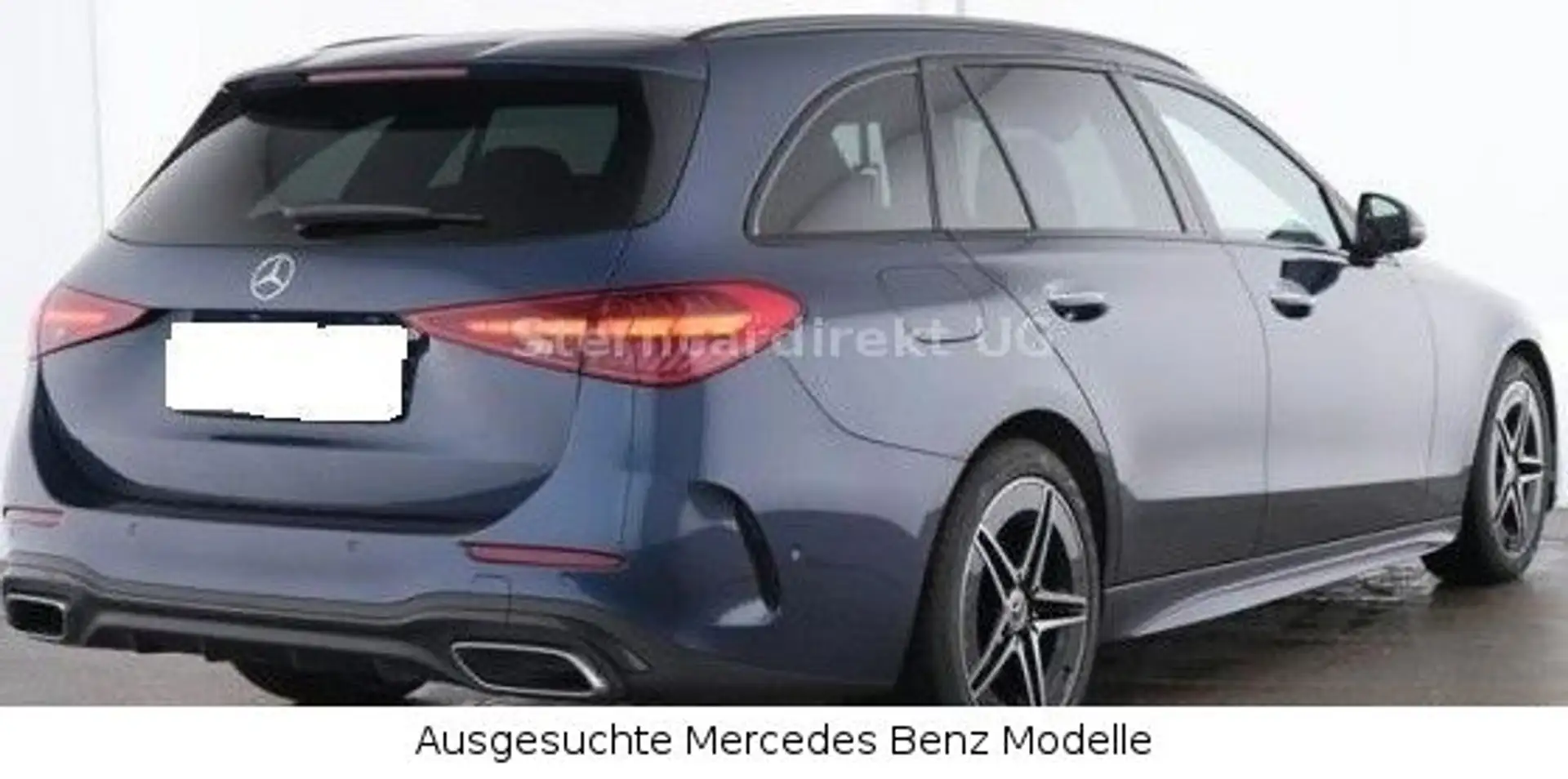 Mercedes-Benz C 300 4MATIC T AMG DISTRO MEMO PANO AHK Niebieski - 2