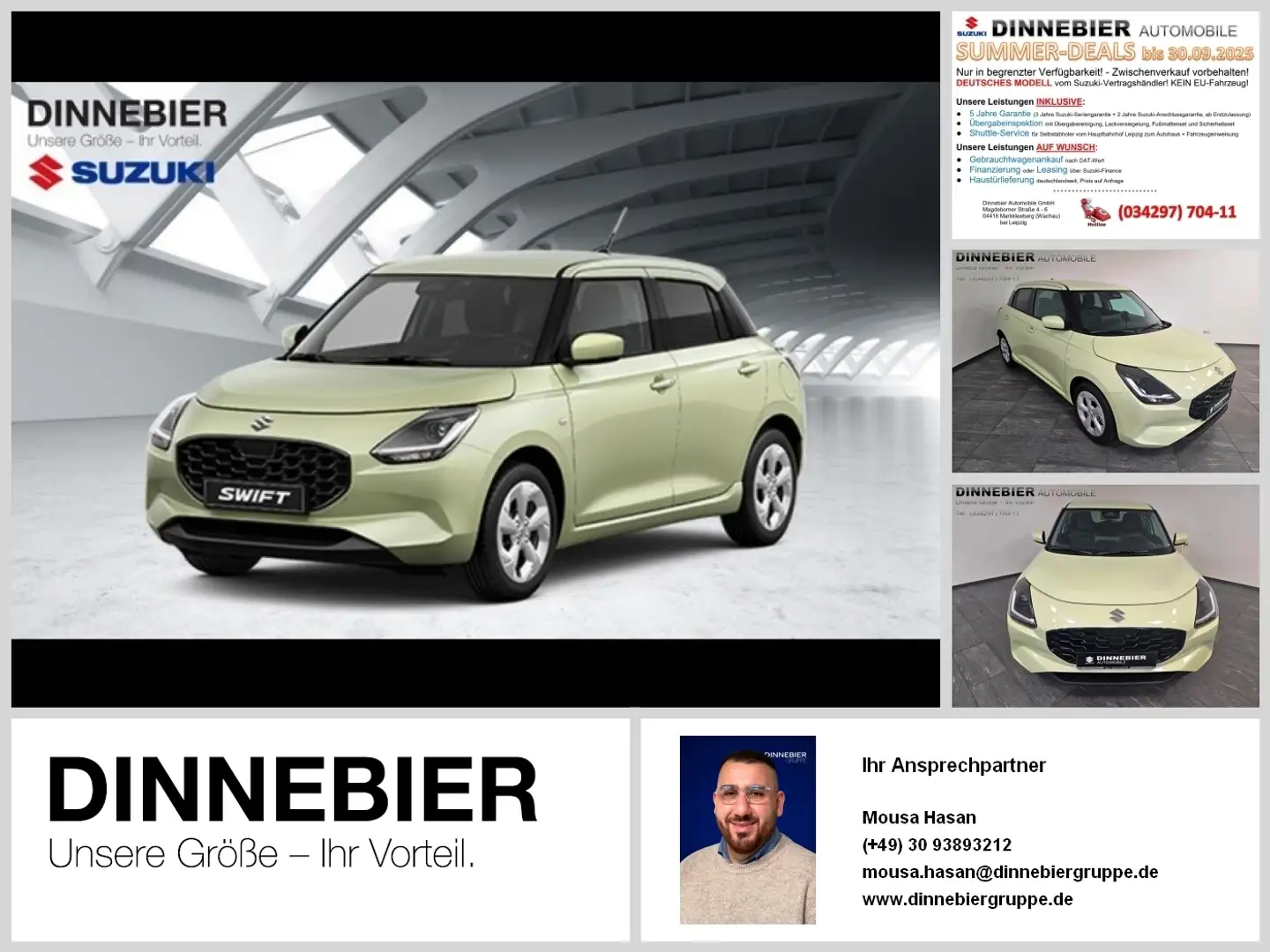 Suzuki Swift Comfort (MT) *6 Jahre Garantie* NAVI Navi Gelb - 1