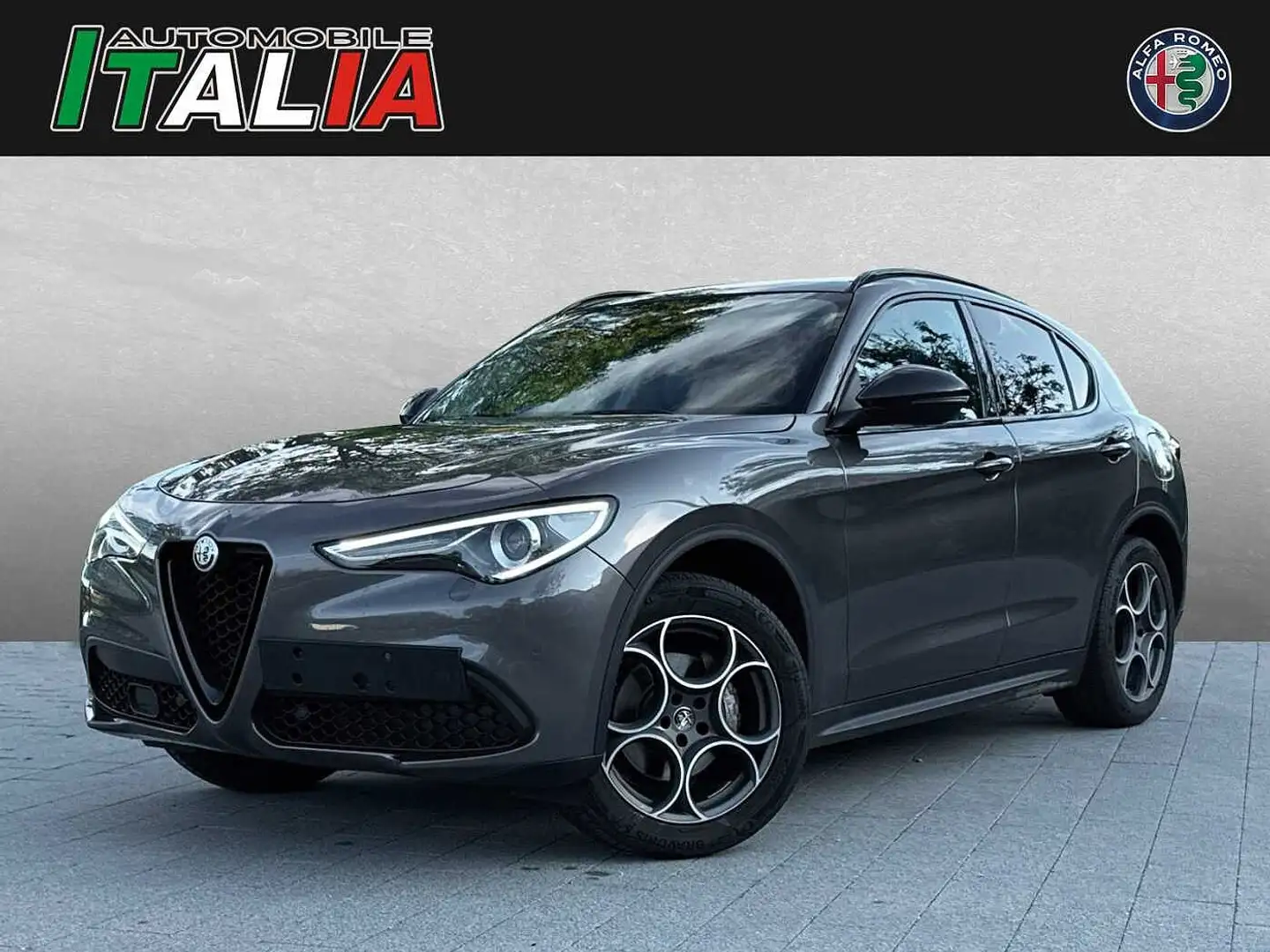 Alfa Romeo Stelvio B-Tech 2.2 AT8 Q4 Gris - 1