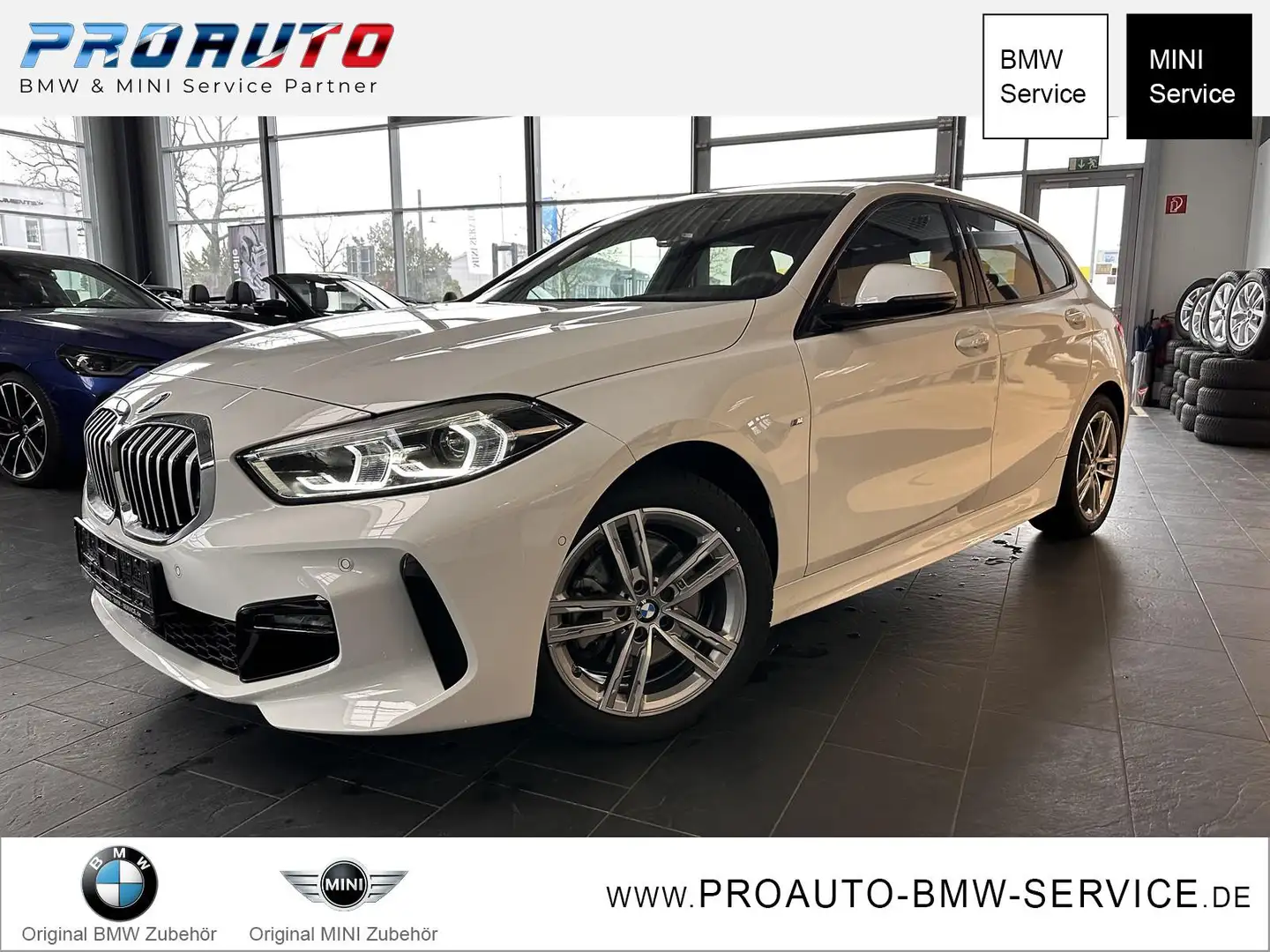BMW 118 i M Sport PANO/ACC/RFK/ Wit - 1