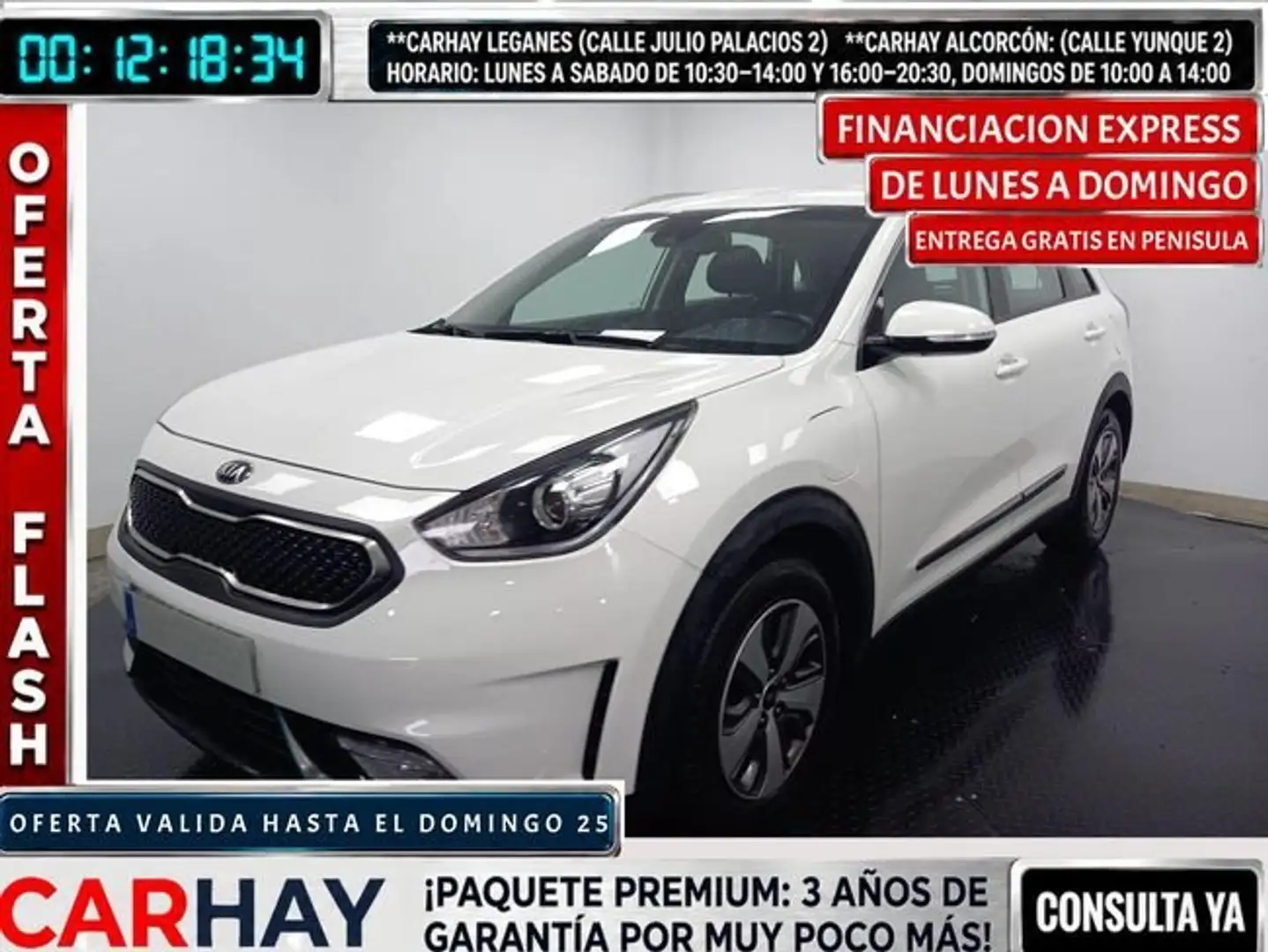 Kia Niro 1.6 GDI PHEV 104KW DRIVE Blanco - 1