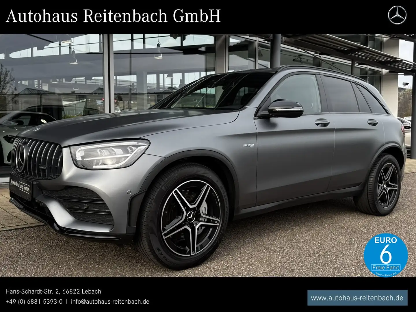 Mercedes-Benz GLC 43 AMG GLC43 AMG 4M DISTR+BURMEST NIGHT+STANDHZ+PERFAGA Grau - 1