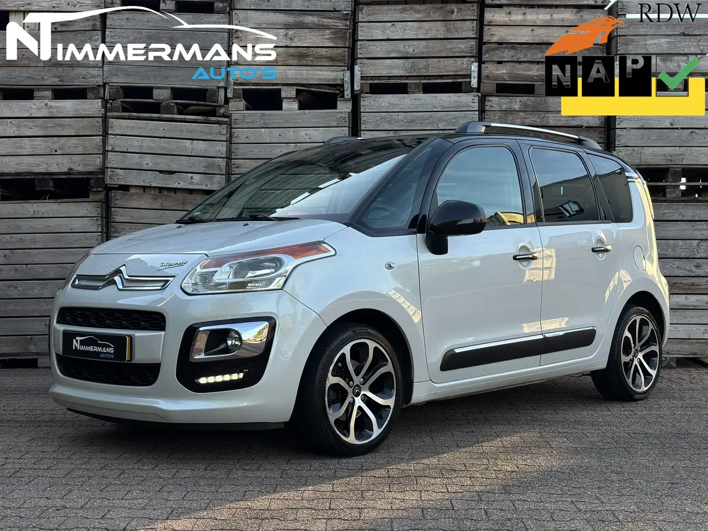 Citroen C3 Picasso 1.2 PureT Exclusive |DISTRIBUTIE VV|CRUISE|NAVI Wit - 1