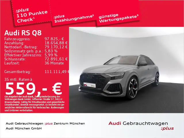 Audi RSQ8 Dynamik+/Keramik/Pano/StdHzg/AHK