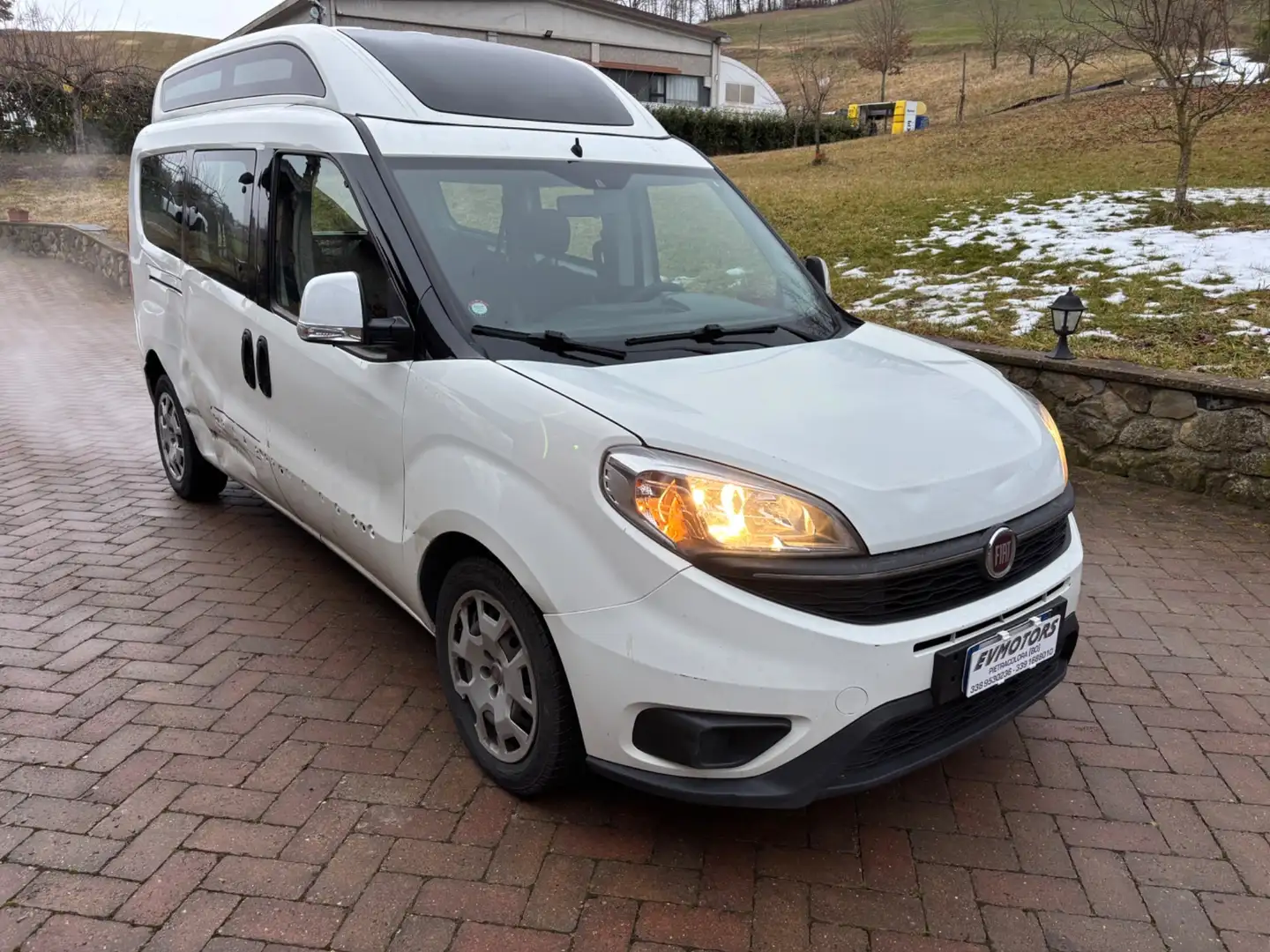 Fiat Doblo Doblò 1.6 MJT 120CV PL Combi Maxi XL M1 SX Blanc - 2