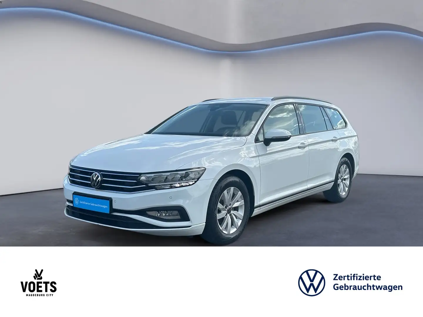 Volkswagen Passat Variant 2,0 TDI Basis DSG+NAVI+KAM+LED+ACC Bílá - 1