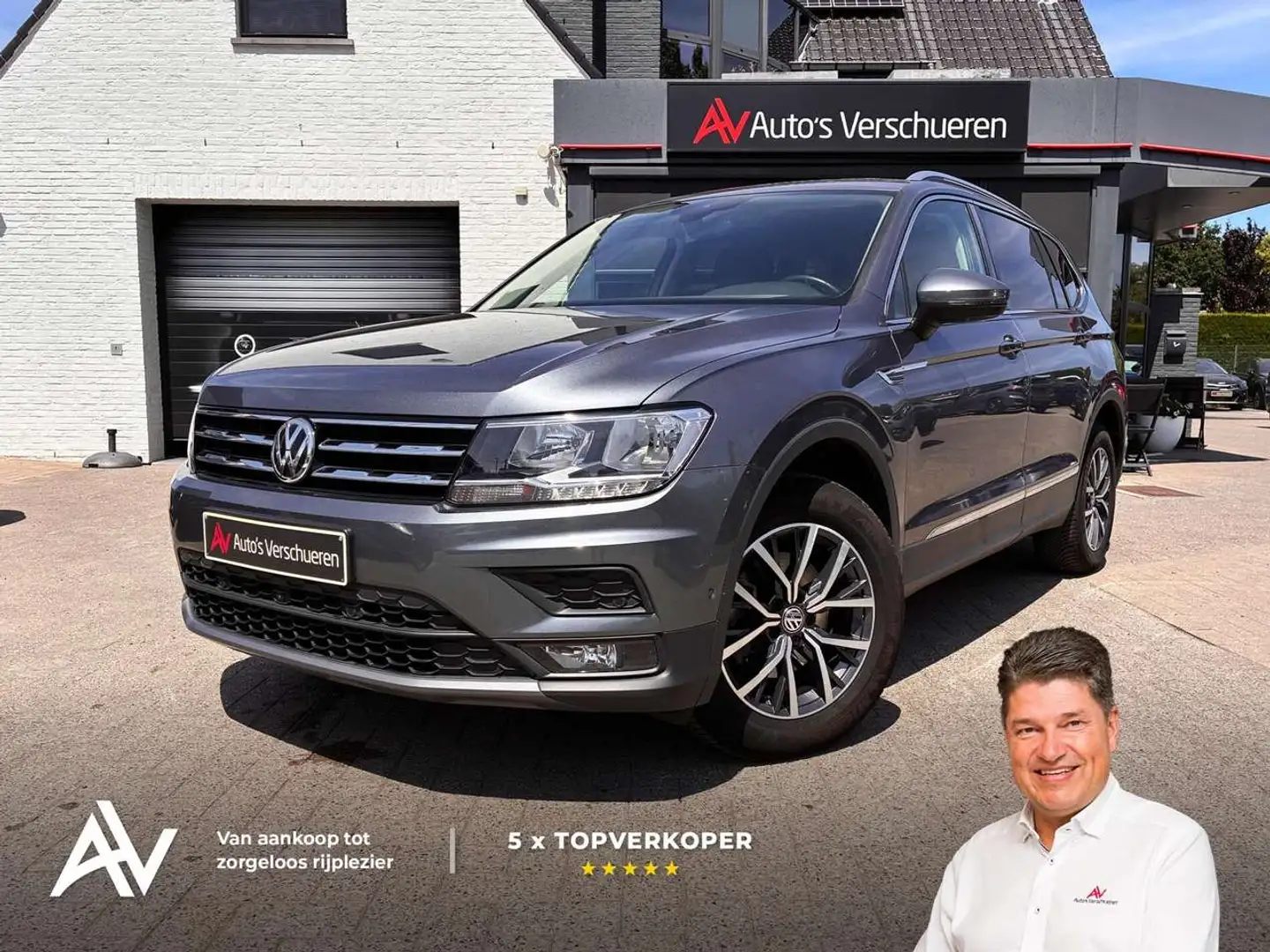 Volkswagen Tiguan Allspace 1.5 TSI DSG Comfortline 7pl. ** 360 Camera Ca... Gris - 1