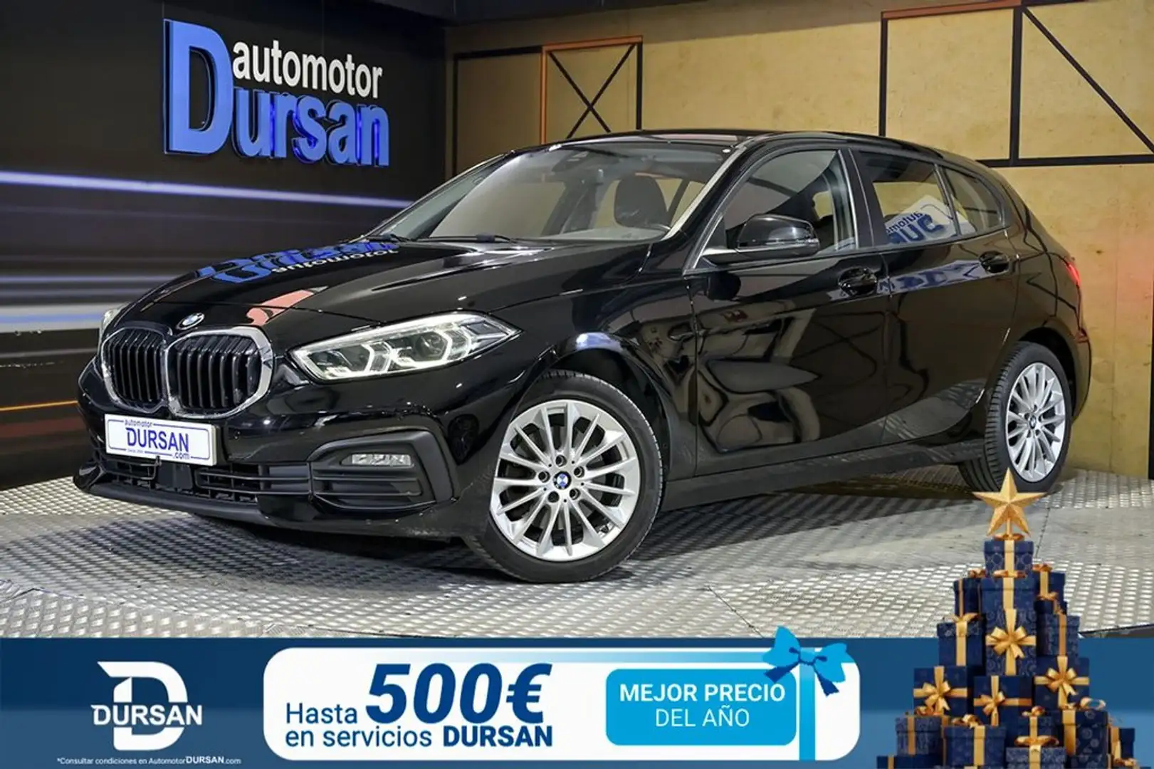 BMW 118 118i Schwarz - 1