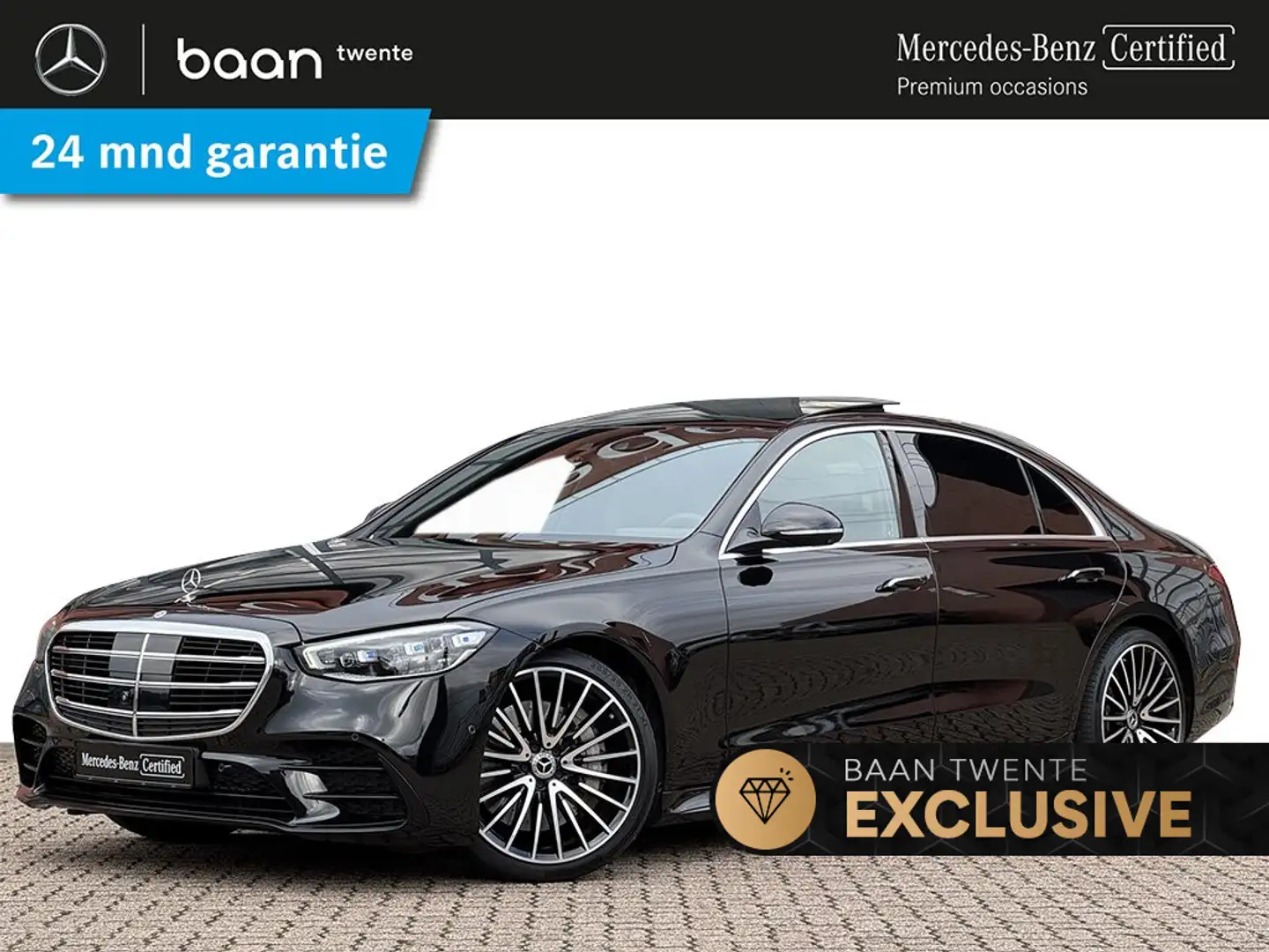 Mercedes-Benz S 450 S 4-Matic Lang AMG Line | Distronic | Spoorassiste Negru - 1