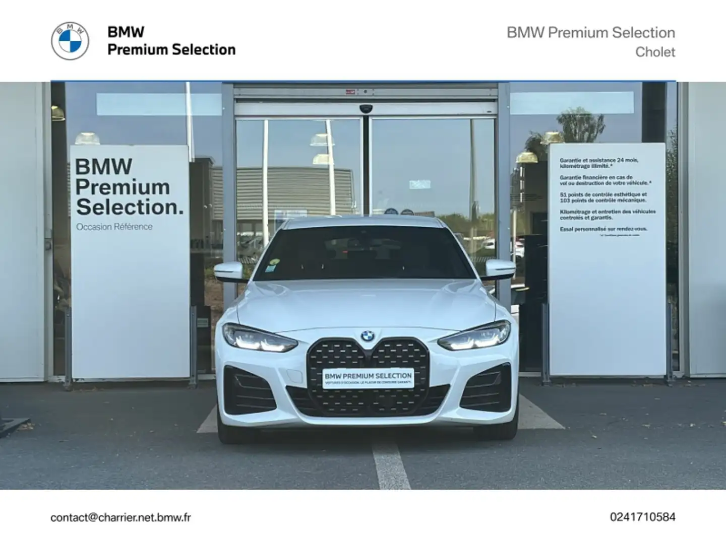 BMW 420 420dA 190ch M Sport Blanc - 2