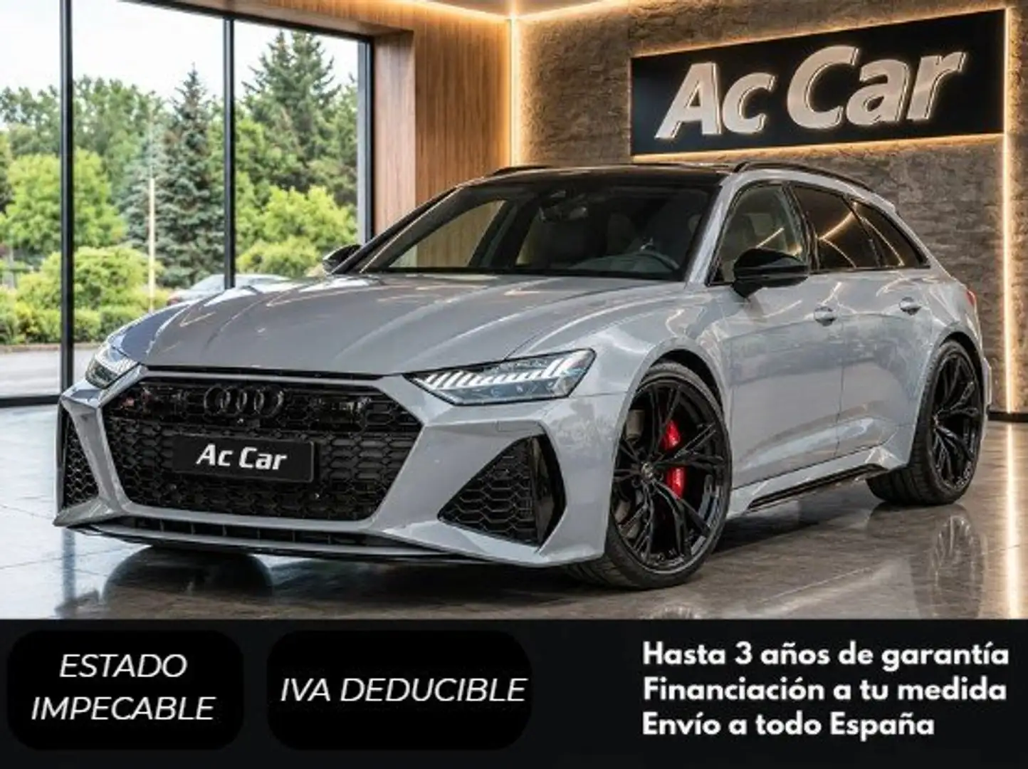 Audi A6 RS6 Avant TFSI quattro Gris - 1