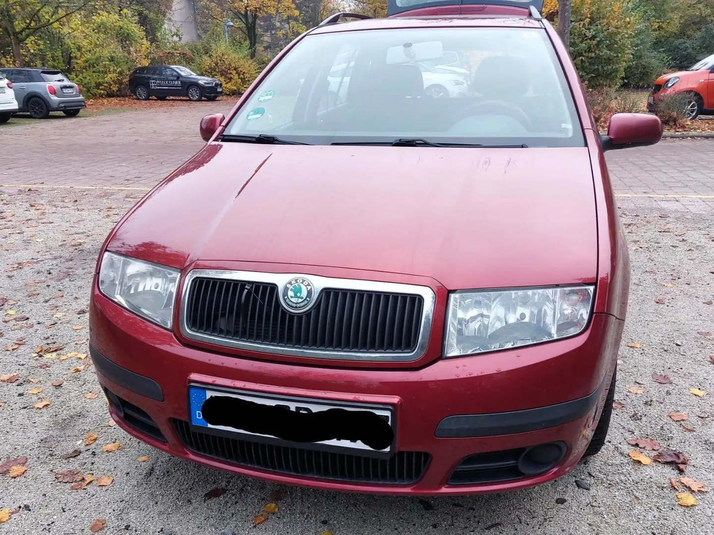 Skoda Fabia Fabia 2.0 Combi Extra, TÜV abgelaufen Roşu - 1