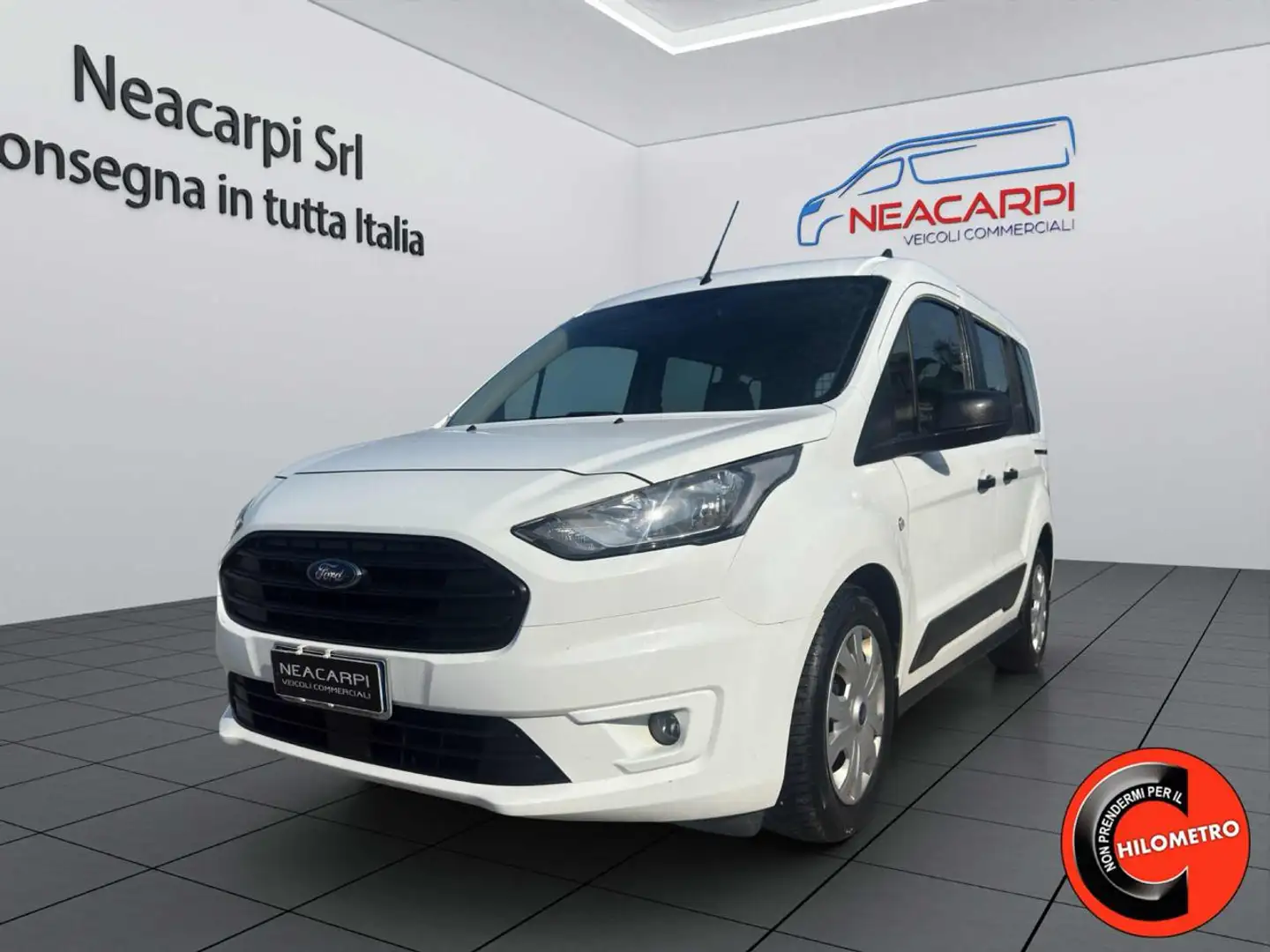 Ford Transit Connect 220 1.5 TDCi 100 CV PC N1 5 POSTI AUTOCARRO-6MARCE Weiß - 1