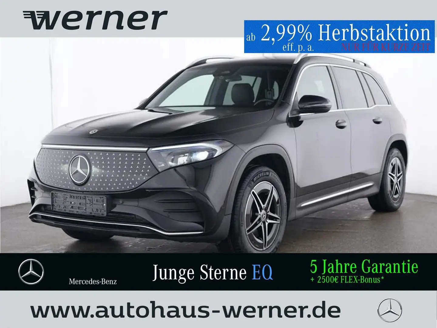 Mercedes-Benz EQB 350 4M AMG-ADV WINTER AMBIENT WDGS VZA EASYP Schwarz - 1