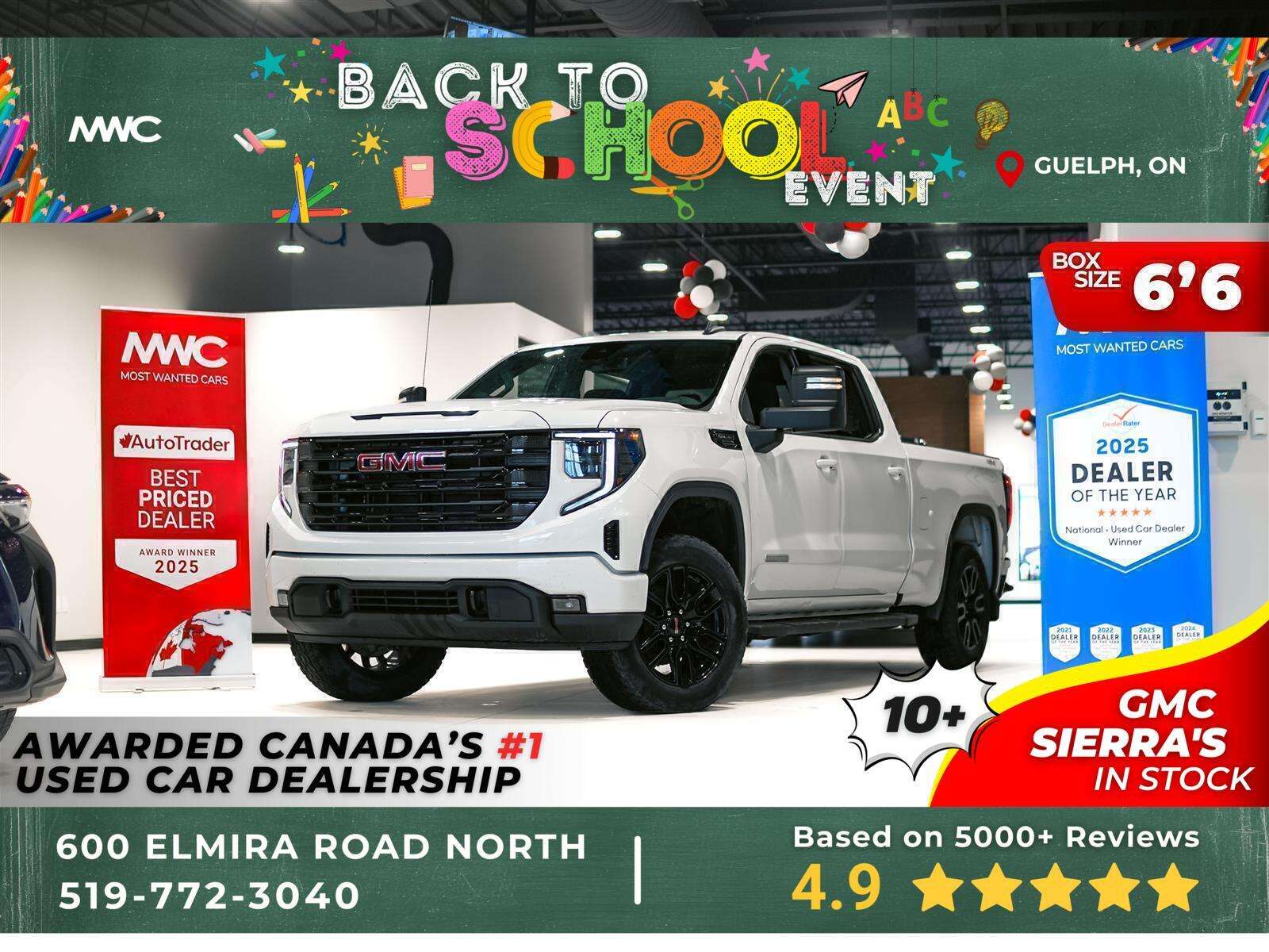2024 GMC Sierra 1500 ELEVATION CREW CAB | 4X4 | 5.3L | PREF PKG | RUNNI