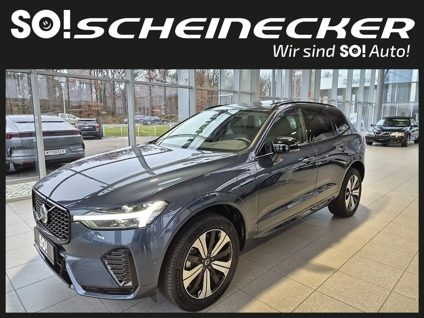 Volvo XC60 T6 AWD PHEV Plus Dark Aut. Blauw - 2