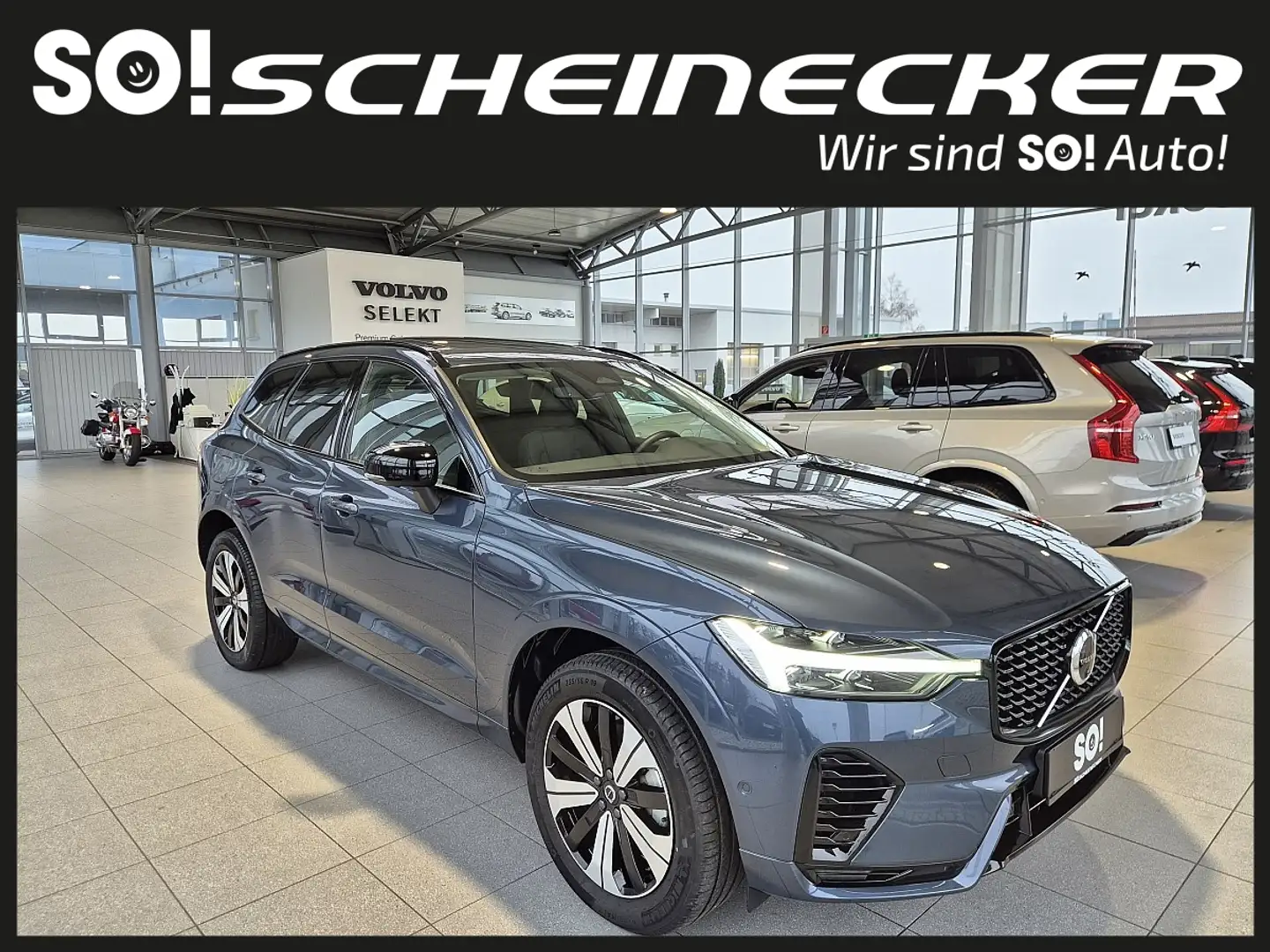 Volvo XC60 T6 AWD PHEV Plus Dark Aut. Blauw - 1