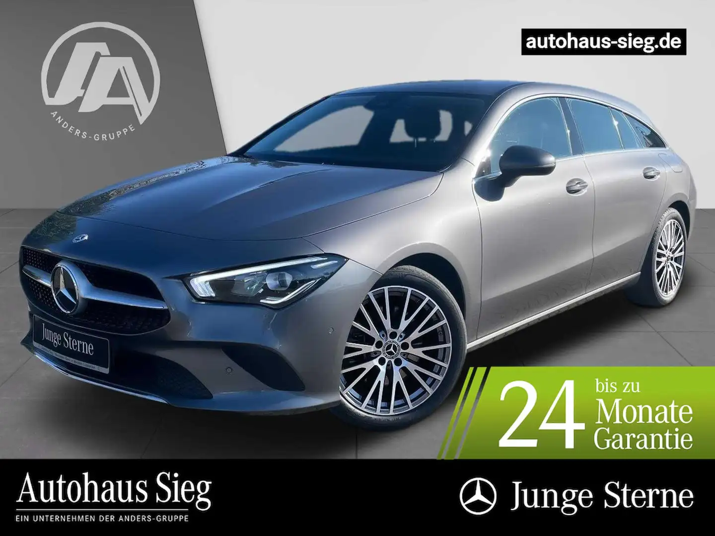 Mercedes-Benz CLA 220 d SB Progressive+MBUX+SHZ+LED+AHK+Kamer. Gris - 1