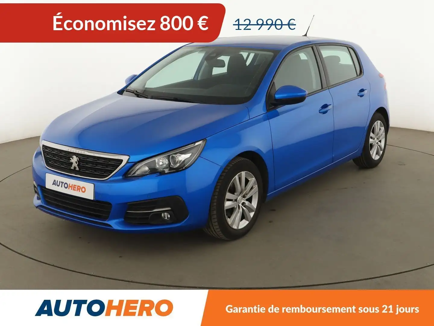 Peugeot 308 1.5 Blue-HDi Active Business EAT8 Bleu - 1
