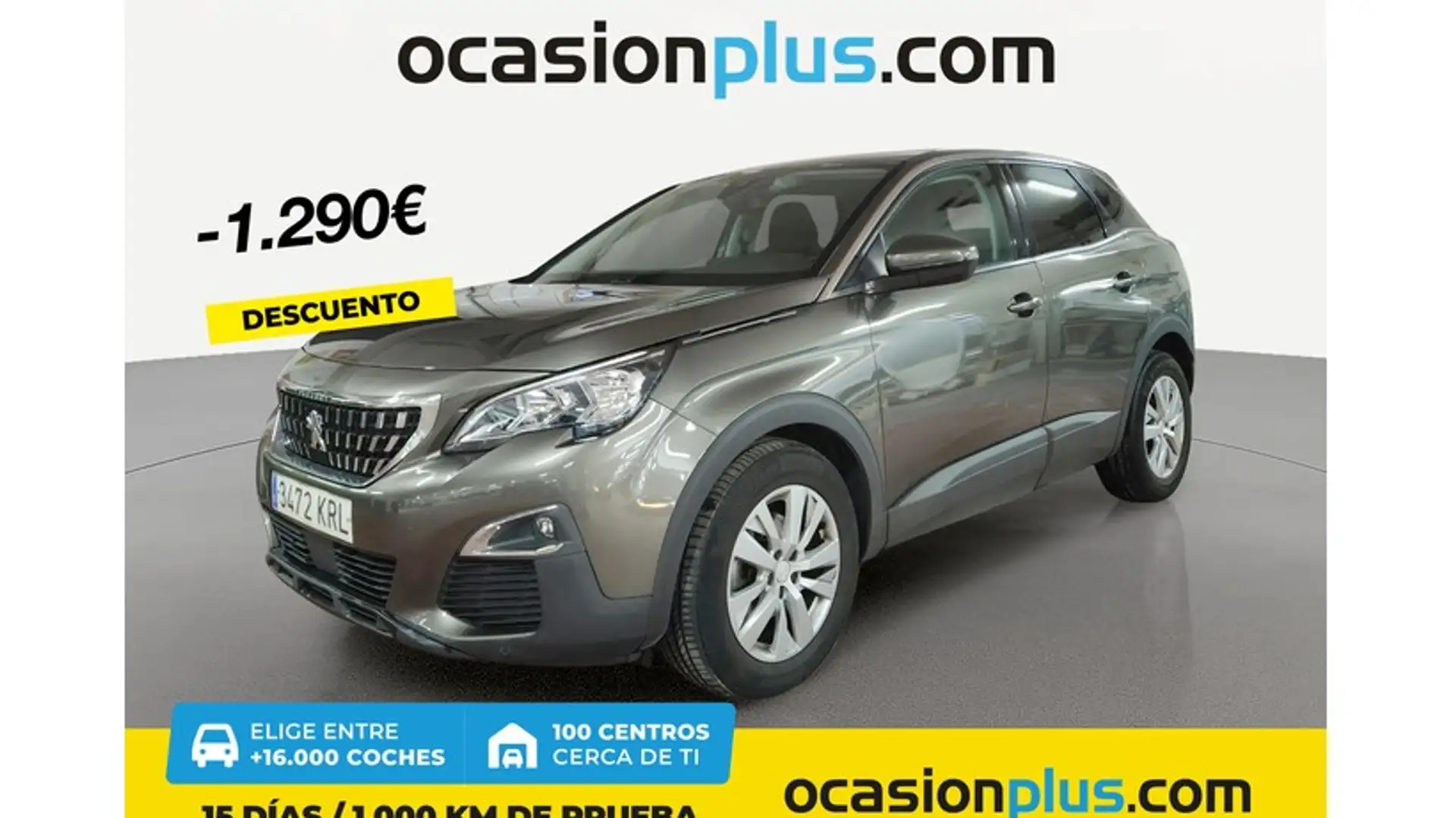 Peugeot 3008 1.6e-HDI Blue L. FAP Active CMP 110 Gris - 1