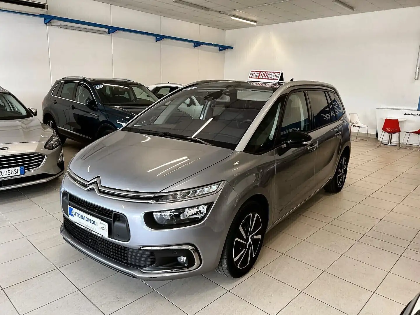 Citroen Grand C4 SpaceTourer SHINE BlueHDi 130 EAT8 7 p. SPOTICAR Gris - 1